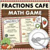 Fraction Game Fractions of a Whole Math Centers Stations 3