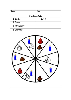 Preview of Fraction Cake