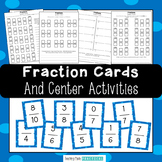 Fraction Cards & Center Activities - Practice Comparing an