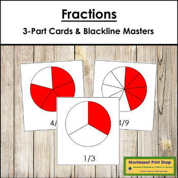 Preview of Fraction Cards, Labels, and Blackline Masters