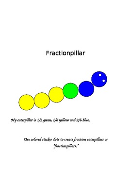 Preview of Fraction Caterpillar!