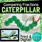 Fraction Caterpillar Comparing and Ordering Fractions Craft