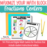 Fraction Centers for 2nd Grade