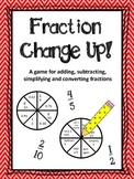 Fraction Change Up game (add/subtract/simplify/convert fractions)