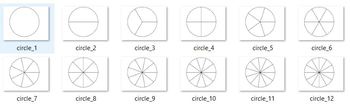 Preview of Fraction Circle Template