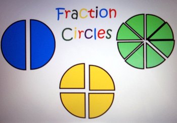 Preview of Fraction Circles--A SMART Board Manipulative