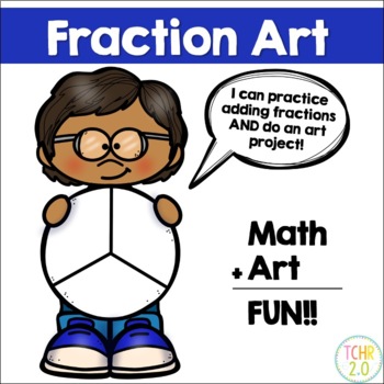 Preview of Fraction Circles Art STEAM