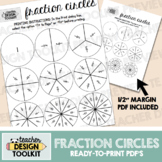 Fraction Circles Ready to Print PDFs - Printable Math Mani