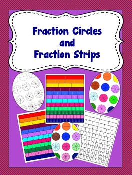 Preview of Fraction Circles and Fraction Strips