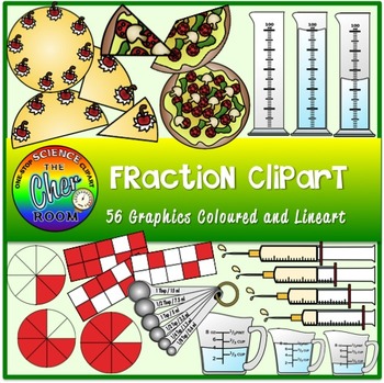 Preview of Fraction Clipart (Measurements)