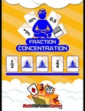 Fraction Concentration (Fractions, Decimals & Percents Game)