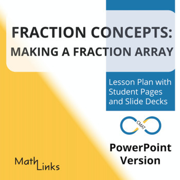 Preview of Fraction Concepts: Making a Fraction Array with PowerPoint Slides