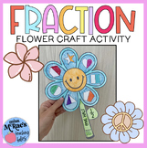 Fraction Craft | Flower Math | Fractions Bulletin Board | 