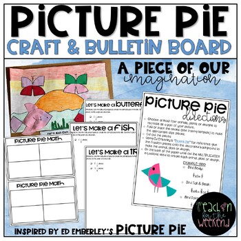 Preview of Fraction Craft and Bulletin Board - Picture Pie