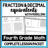 Equivalent Fractions & Decimals Practice, 4th Grade Fracti