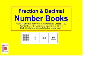 Preview of Fraction & Decimal Number Books