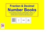 Fraction & Decimal Number Books