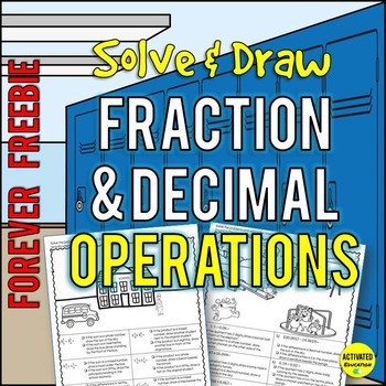 Preview of Fraction & Decimal Operations - Free