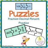 Fraction-Decimal-Percent Conversion Puzzle Practice