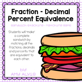 Fraction Decimal Percent Equivalence Game
