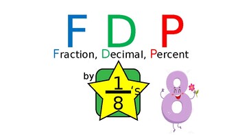 Preview of Fraction, Decimal, Percent (FDP) by Eighths