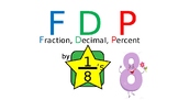 Fraction, Decimal, Percent (FDP) by Eighths