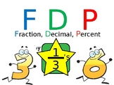 Fraction, Decimal, Percent (FDP) by Thirds