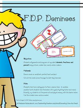 Preview of Fraction Decimal Percent NumberLine Activity