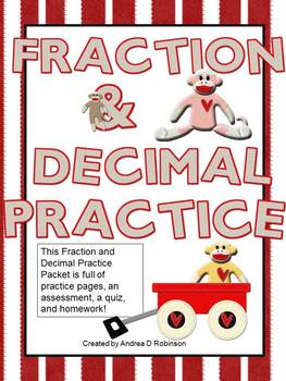 Preview of Fraction & Decimal Review Packet