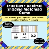 Visual Math! Fraction + Decimal Shading Models - Math Memo