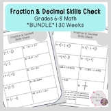 Fraction Decimal Skills Check | Fluency & Computation Prac