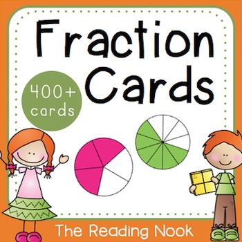 Preview of Fraction Cards | Fractions Decimals Percents