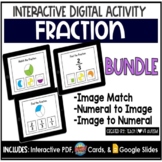 Fraction Digital Task Card Bundle | Math Boom Cards