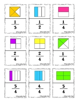 Fraction Dominoes Game Fourths, Thirds, Halves, Wholes | TpT