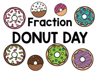 Preview of Fraction Donut Day Room Transformation