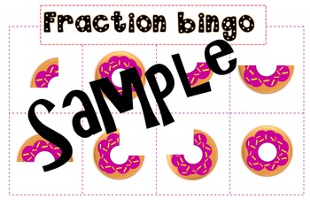 Printable food bingo cards