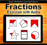 Fraction E-Lesson with Audio - Distance Learning Fraction 
