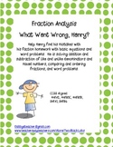Fraction Error Analysis: Help Henry Find His Mistakes