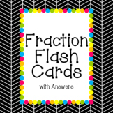 Fraction Flash Cards With Answers