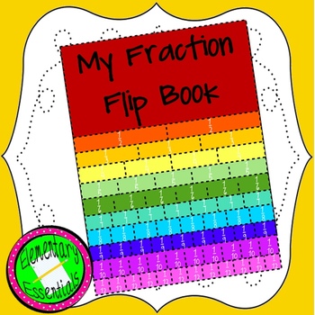 Preview of Fraction Flip Book - Common Core Aligned