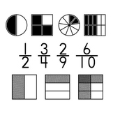 Fraction Fonts - Filled Fractions and Overlapping Models