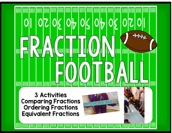 Preview of Fraction Football Activity Bundle