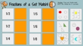 Fraction / Fractions of a Set Matching Activity - Google Slides