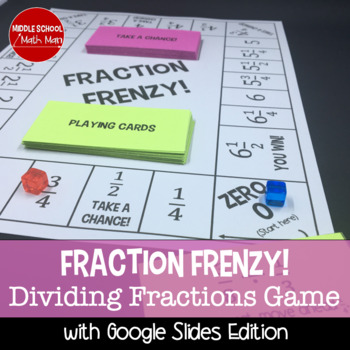 Fraction Frenzy! A Dividing Fractions Board Game