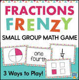 Fraction Game 3rd Grade Math Center Identifying Fractions 