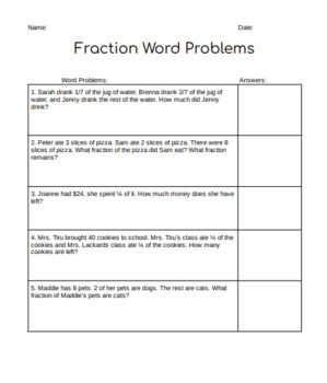 Fraction Frenzy Packet by Mrs Tiru | TPT