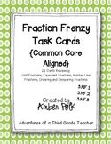 Fraction Frenzy Task Cards {Common Core}