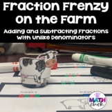 Fraction Frenzy on the Farm Add and Subtract Fractions wit