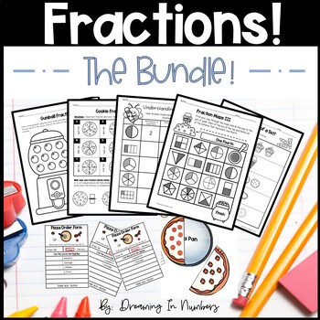 Preview of Fractions of a Whole and Set BUNDLE