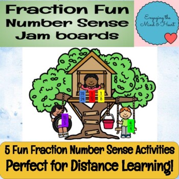 Preview of Fraction Fun Number Sense Jamboards